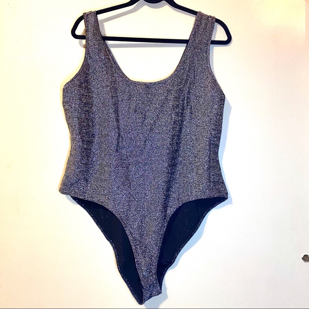 🌿 2 for $15: Forever 21 Plus Glitter Bodysuit